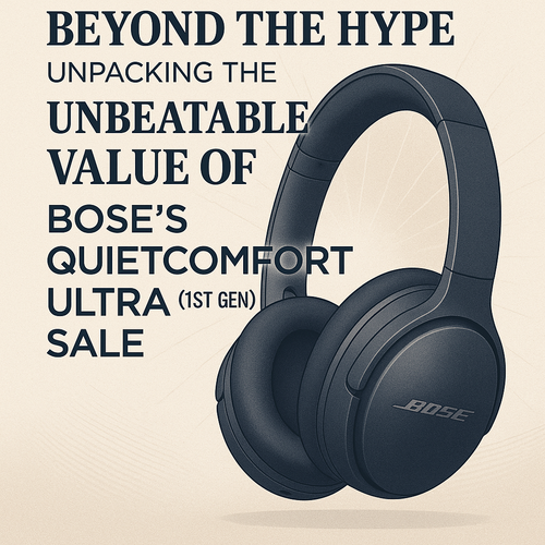 Beyond the Hype: Unpacking the Unbeatable Value of Bose's QuietComfort Ultra (1st Gen) Sale