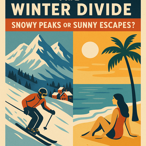 The Great American Winter Divide: Snowy Peaks or Sunny Escapes?